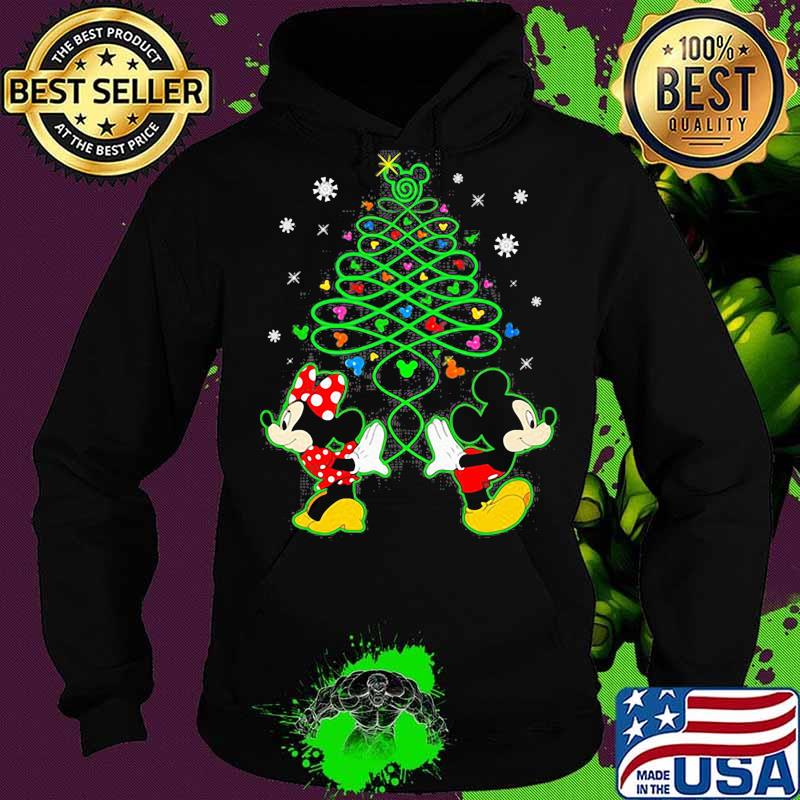 Merry christmas tree mickey mouse and minnie mouse s Hoodie Merry christmas tree mickey mouse and minnie mouse s Hoodie