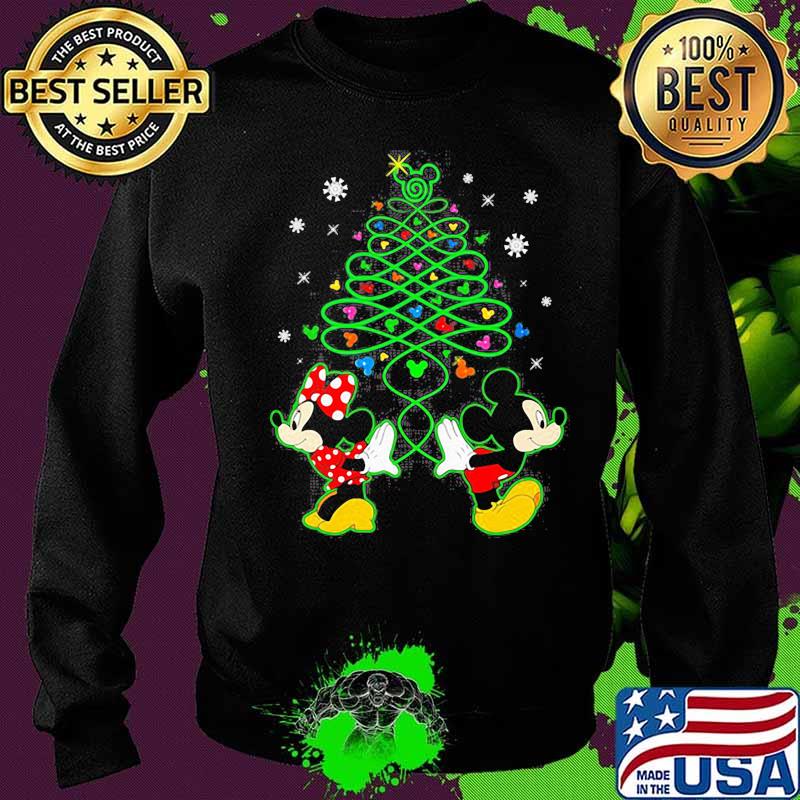 Merry christmas tree mickey mouse and minnie mouse s Sweater Merry christmas tree mickey mouse and minnie mouse s Sweater