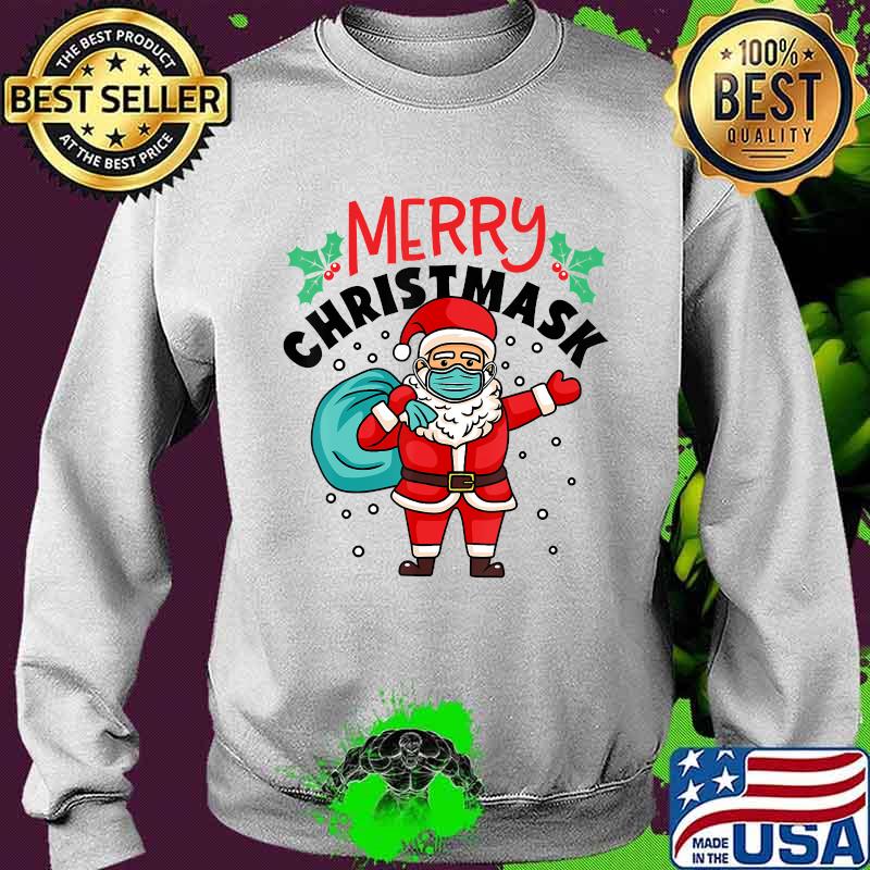 Merry christmask xmas santa claus wear mask s Sweater Merry christmask xmas santa claus wear mask s Sweater
