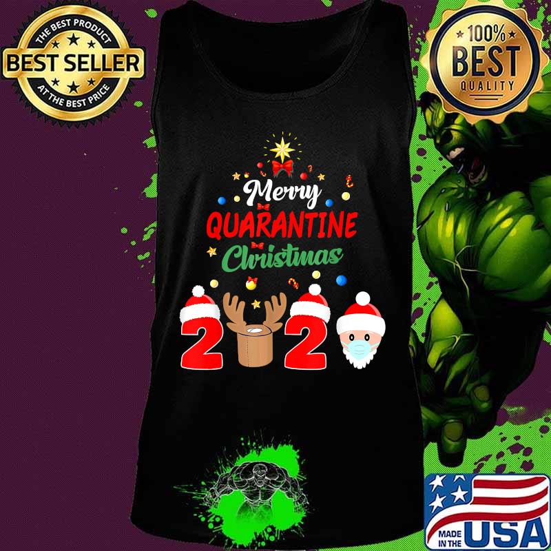 Merry Quarantine Christmas 2020 Xmas Pajamas Holidays Gift T-Shirt Tank top Merry Quarantine Christmas 2020 Xmas Pajamas Holidays Gift T-Shirt Tank top