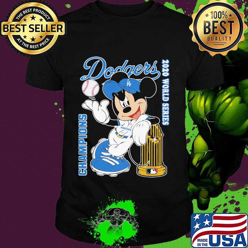 Mickey mouse Los angeles dodgers world series champions 2020 shirt