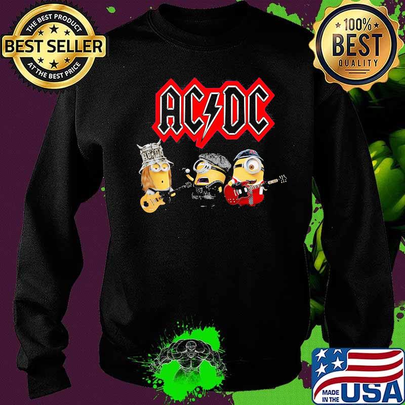 Minions acdc band playing guitars s Sweater Minions acdc band playing guitars s Sweater
