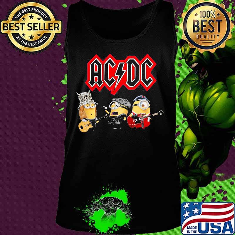 Minions acdc band playing guitars s Tank top Minions acdc band playing guitars s Tank top