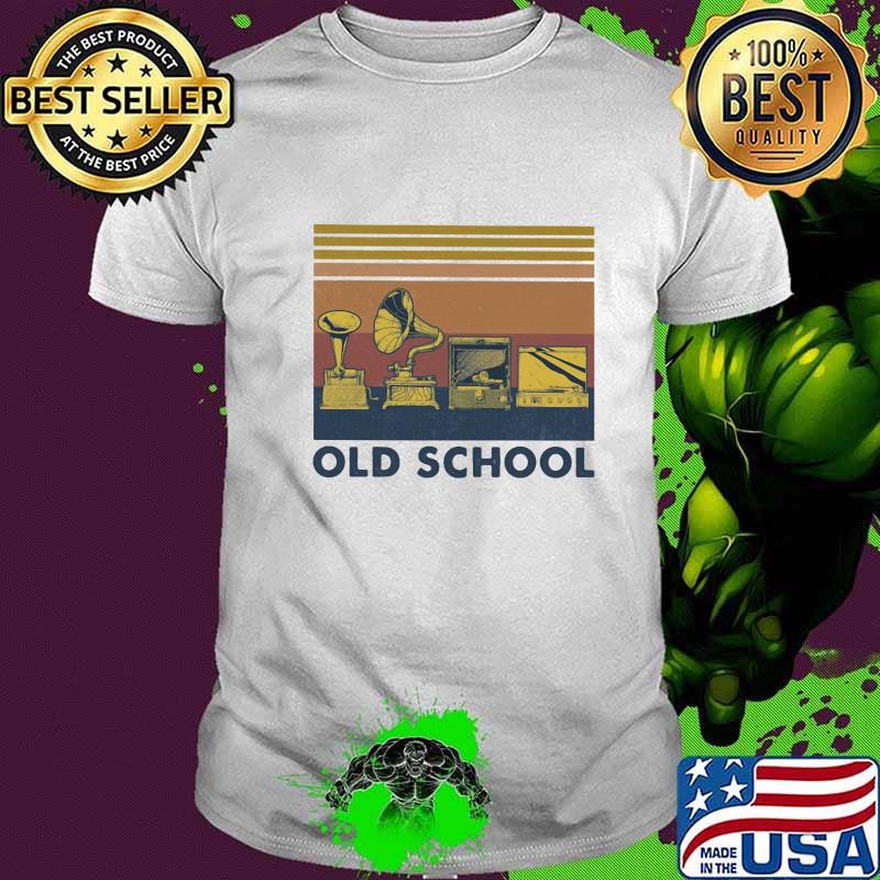 Musical instrument old school vintage retro shirt