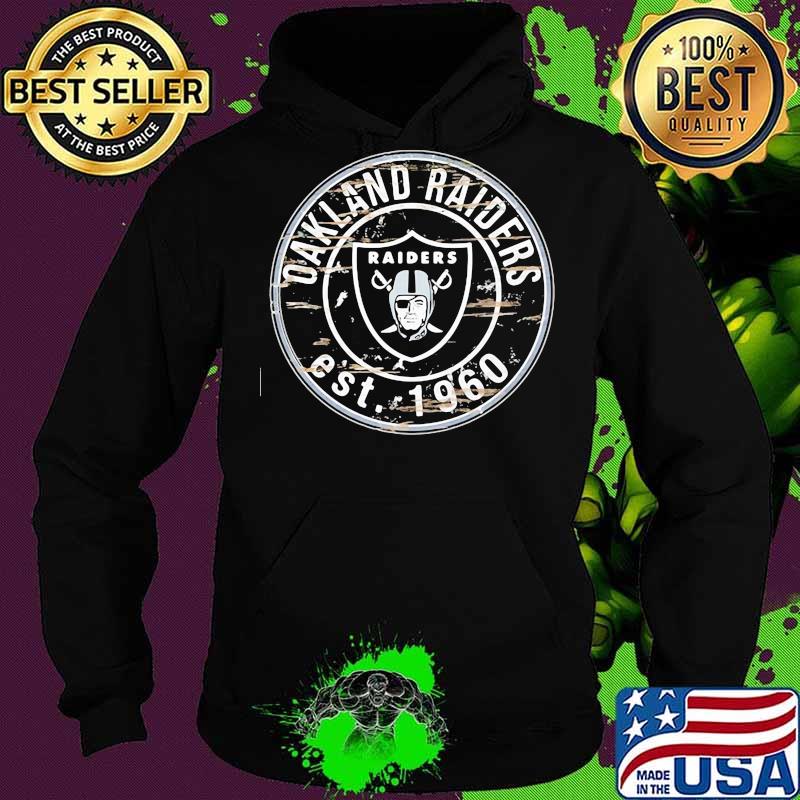Oakland raiders est 1960 logo s Hoodie Oakland raiders est 1960 logo s Hoodie