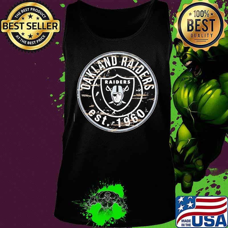 Oakland raiders est 1960 logo s Tank top Oakland raiders est 1960 logo s Tank top