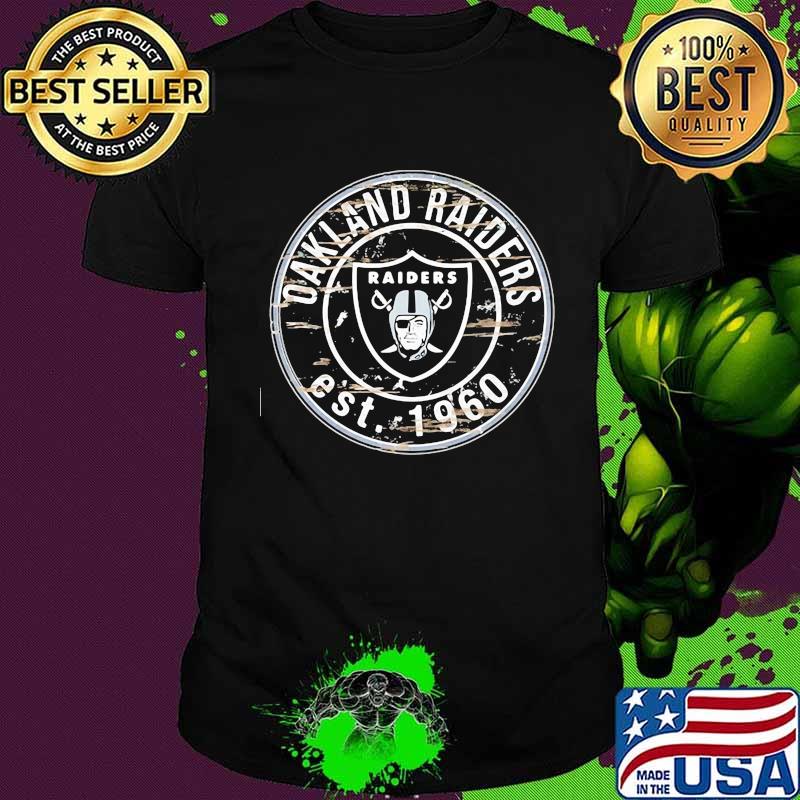 Oakland raiders est 1960 logo shirt Oakland raiders est 1960 logo shirt