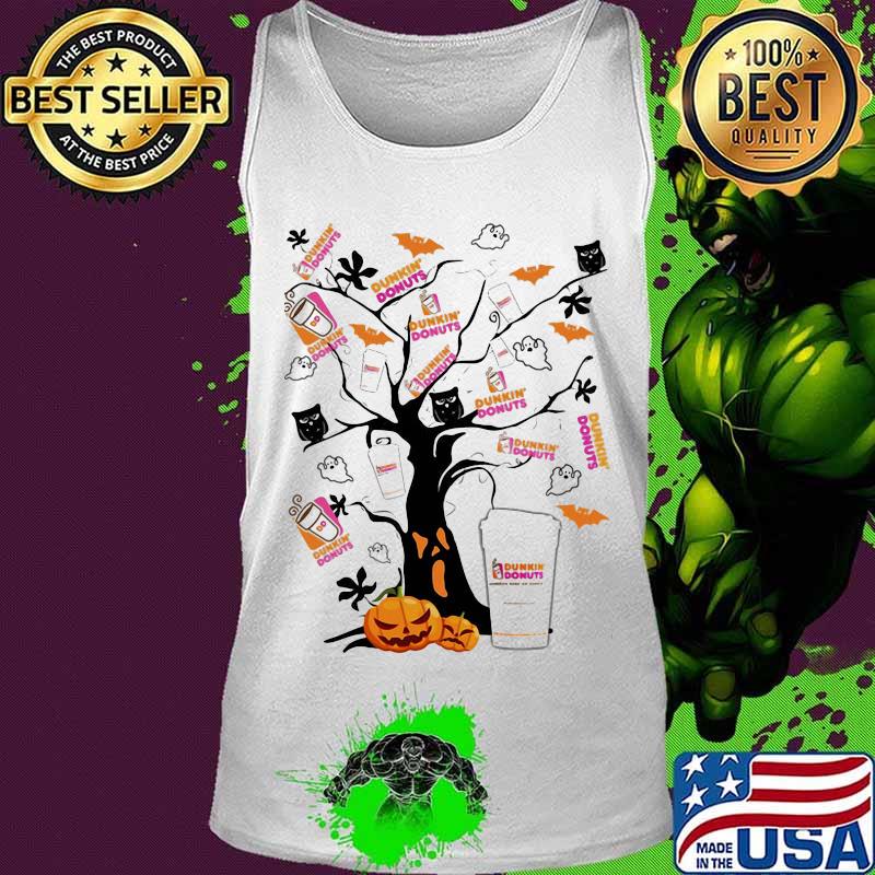 Official arvore drink dunkin pumpkin halloween s Tank top Official arvore drink dunkin pumpkin halloween s Tank top
