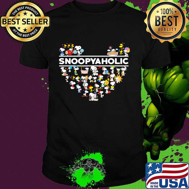 Official snoopy aholic heart shirt Official snoopy aholic heart shirt