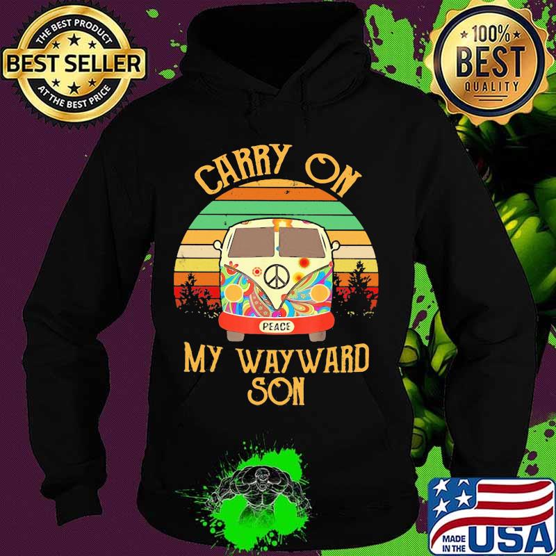 Peace bus carry on my wayward son vintage retro s Hoodie Peace bus carry on my wayward son vintage retro s Hoodie