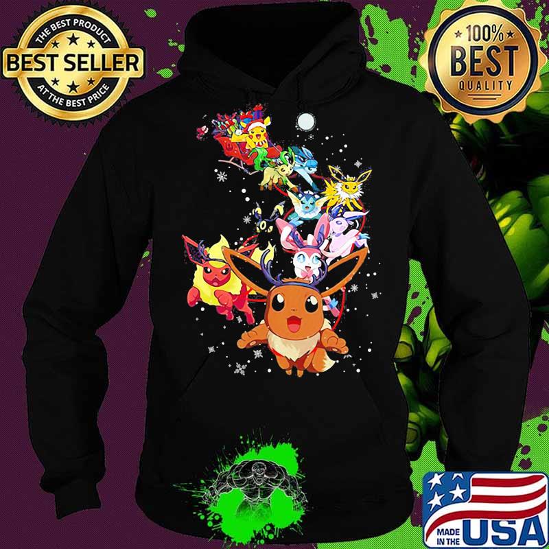 Pikachu cartoon merry christmas s Hoodie Pikachu cartoon merry christmas s Hoodie