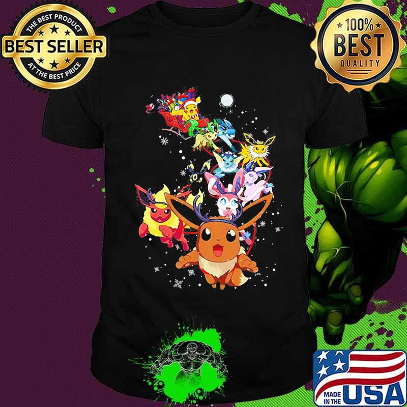 Pikachu cartoon merry christmas shirt Pikachu cartoon merry christmas shirt