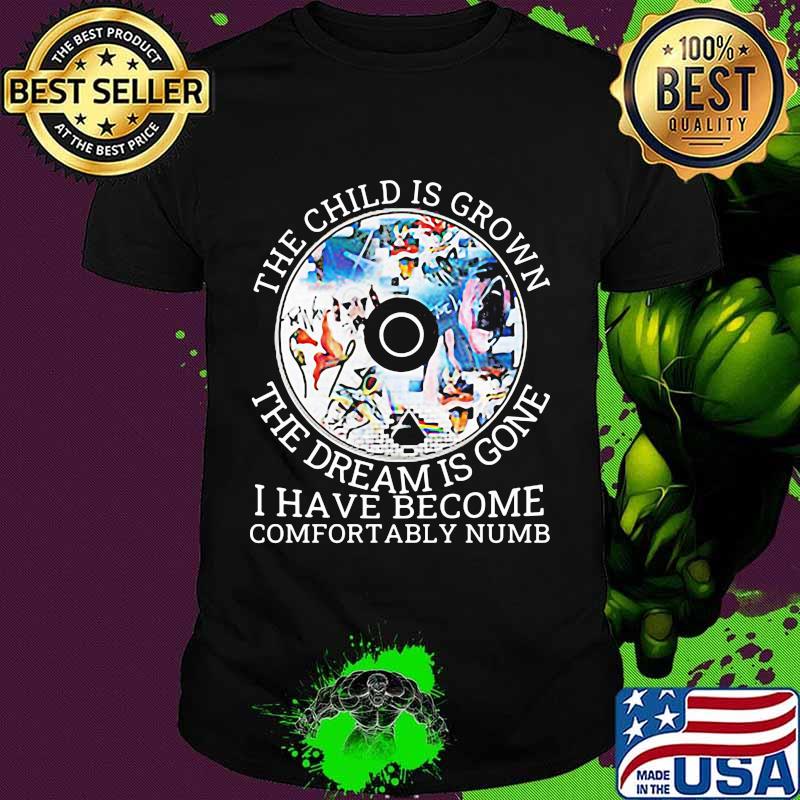 Pink floyd band cd the child is grown the dream is gone and i have become comfortably numb shirt