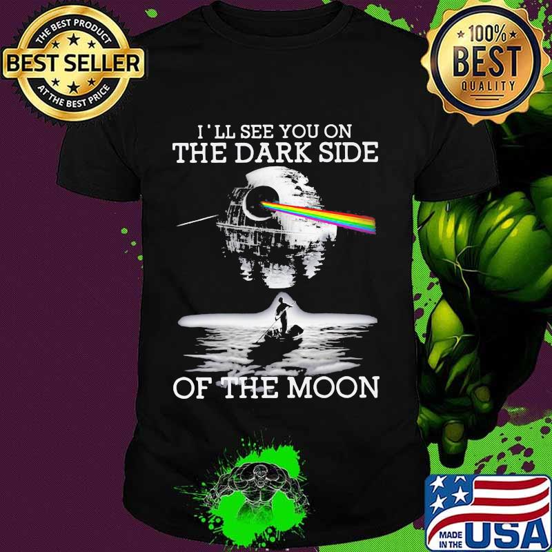 Pink floyd band i'll see you on the dark side of the moon shirt
