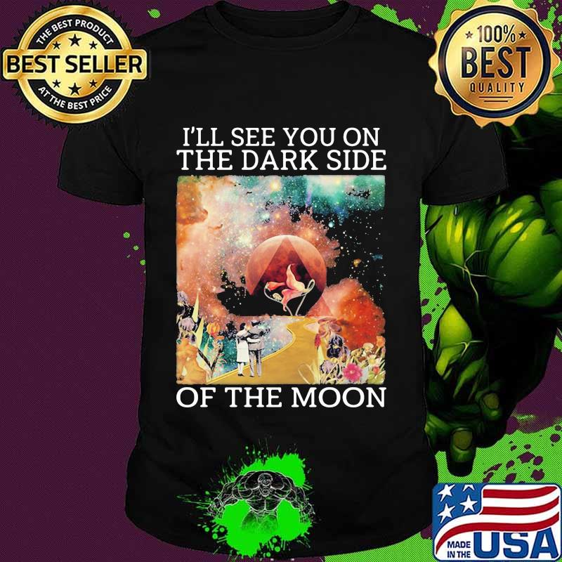 Pink floyd band i'll see you on the dark side of the moon vintage shirt