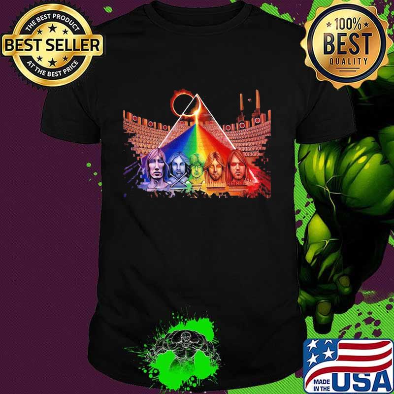 Pink floyd band members native rainbow shirt