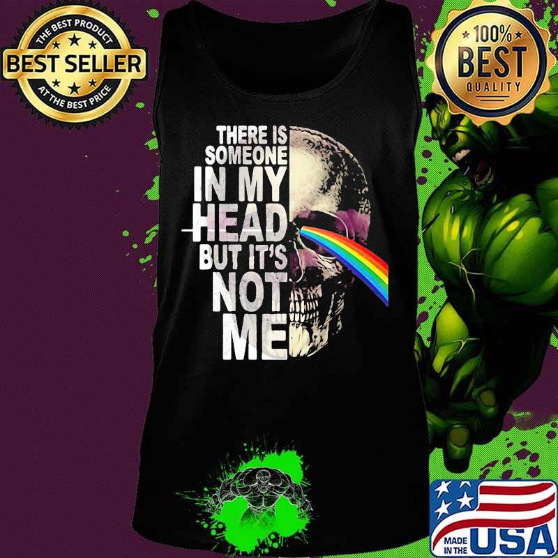 Pink floyd band skull there is someone in my head but it's not me s Tank top Pink floyd band skull there is someone in my head but it's not me s Tank top