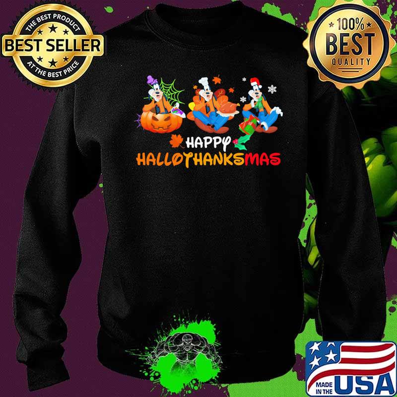 Pluto happy hallothanksmas halloween thanksgiving christmas s Sweater Pluto happy hallothanksmas halloween thanksgiving christmas s Sweater