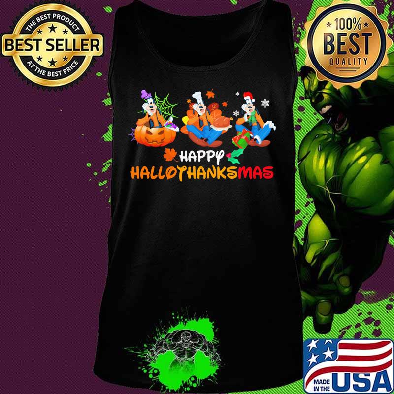 Pluto happy hallothanksmas halloween thanksgiving christmas s Tank top Pluto happy hallothanksmas halloween thanksgiving christmas s Tank top