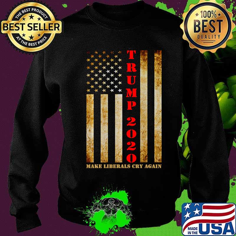 Pro Donald Trump 2020 Republican Conservative Retro US Flag Shirt Sweater Pro Donald Trump 2020 Republican Conservative Retro US Flag Shirt Sweater