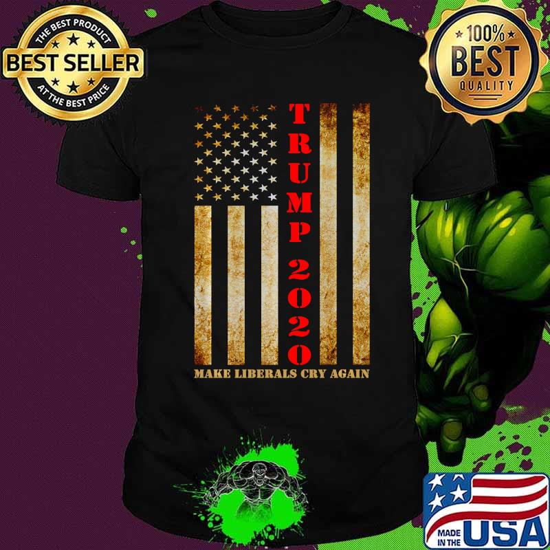Pro Donald Trump 2020 Republican Conservative Retro US Flag Shirt Pro Donald Trump 2020 Republican Conservative Retro US Flag Shirt