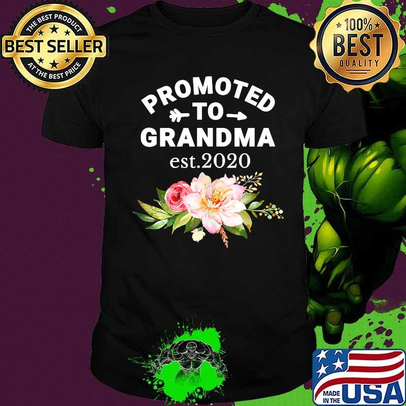 Promoted To Grandma est.2020 Gift New Great Grandma shirt