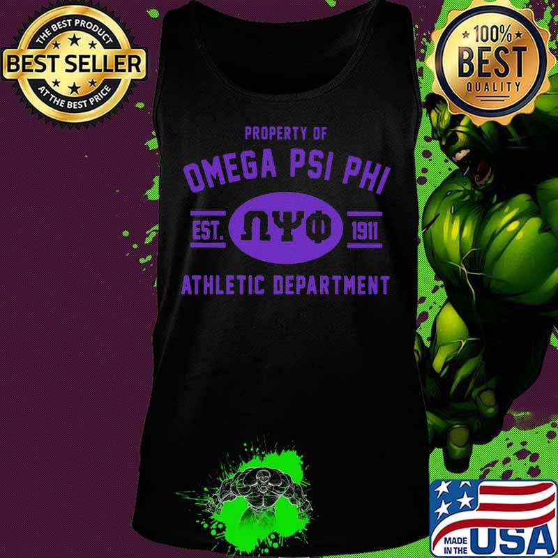 Property of omega psi phi deer since 1911 athletic department s Tank top Property of omega psi phi deer since 1911 athletic department s Tank top