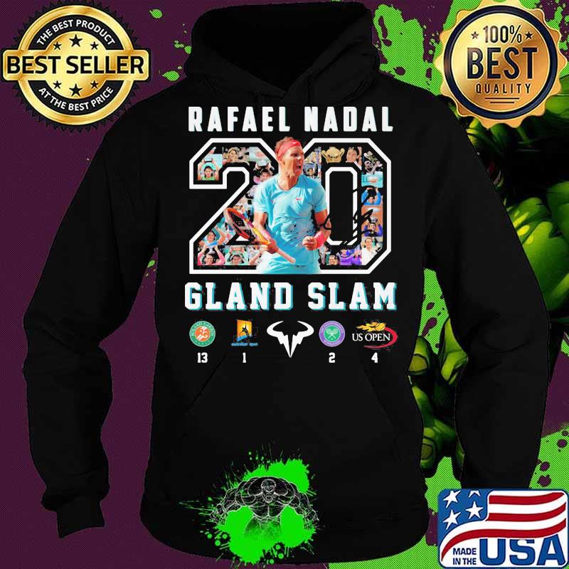 Rafael nadal 20 gland slam badminton s Hoodie Rafael nadal 20 gland slam badminton s Hoodie