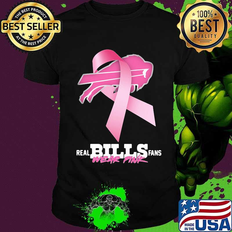 Real Bills fans wear pink cancer awareness shirt