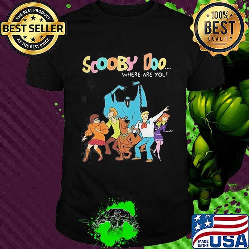 Scooby doo cartoon where are you shirt