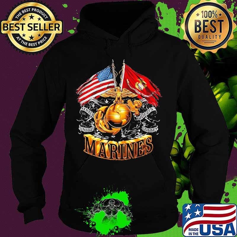 September United States Marine Corps Fidelis Flag Shirt Hoodie September United States Marine Corps Fidelis Flag Shirt Hoodie