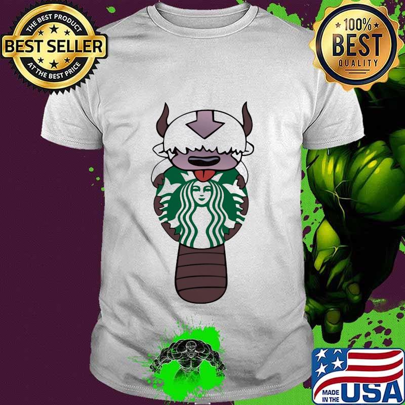 Sheep hug starbucks logo shirt