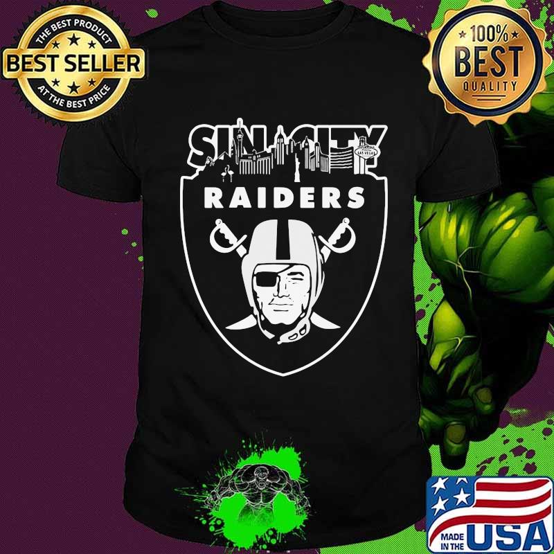 Sin city las vegas raiders shirt