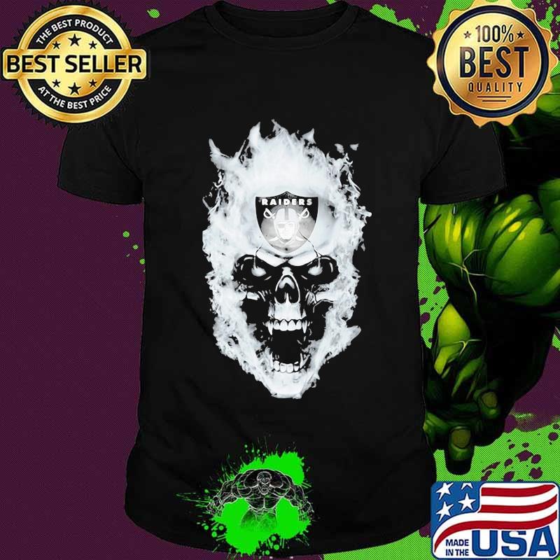 Skull fire oklahoma raiders shirt
