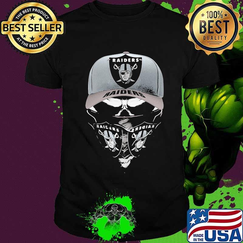 Skull mask las vegas raiders shirt