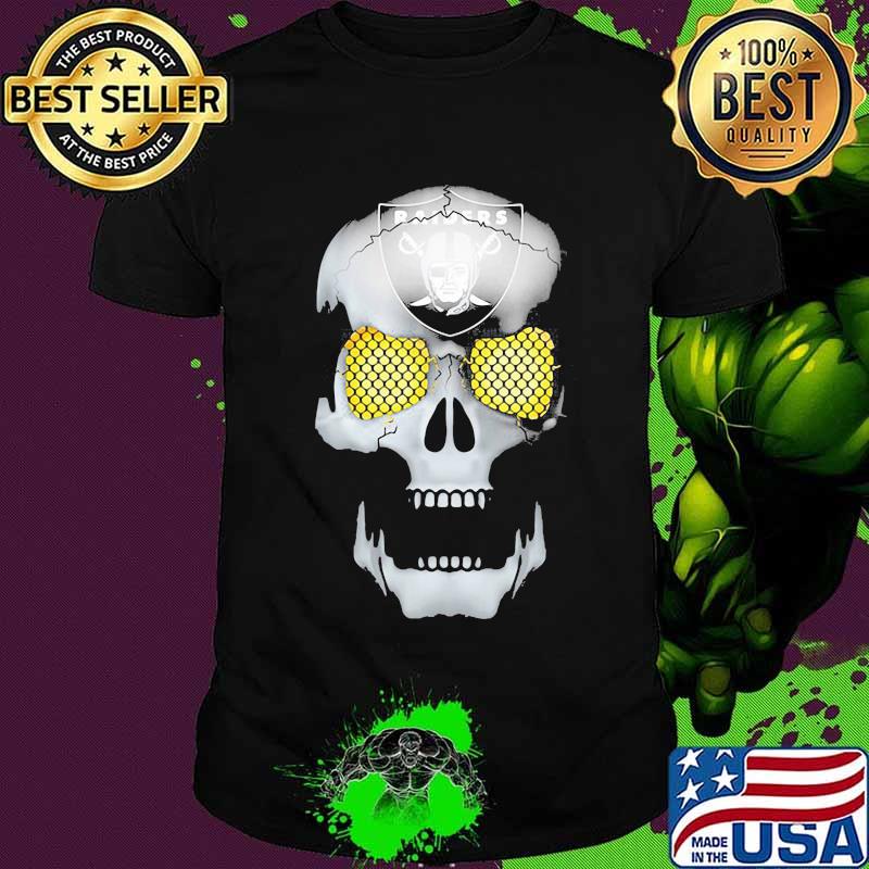 Skull oklahoma raiders logo hive shirt