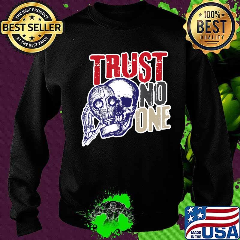 Skull Skull Gas Mask Trust No One Sweater Skull Skull Gas Mask Trust No One Sweater
