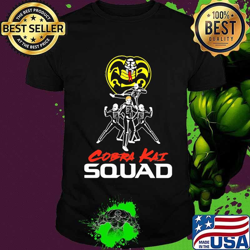 Snake skeleton cobra kai squad shirt