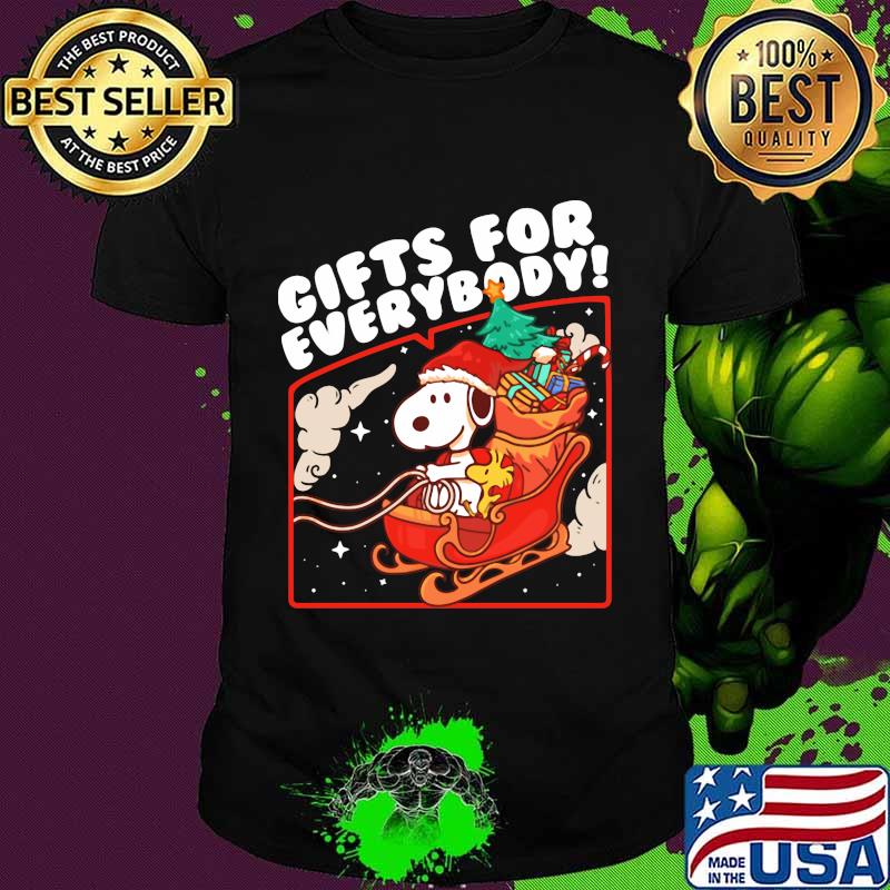 Snoopy gifts for everybody christmas shirt