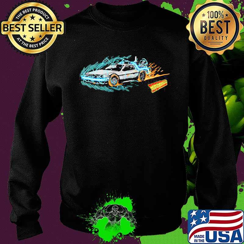 Speeding through time back to the future fire s Sweater Speeding through time back to the future fire s Sweater
