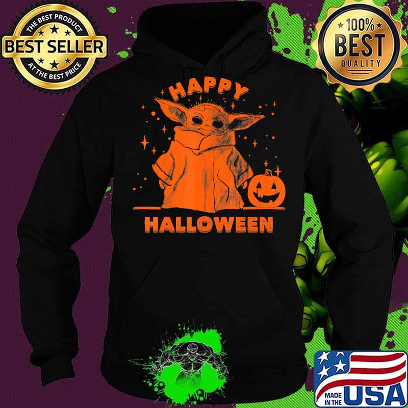 Star Wars The Mandalorian The Child Happy Halloween Baby Yoda T-Shirt Hoodie Star Wars The Mandalorian The Child Happy Halloween Baby Yoda T-Shirt Hoodie