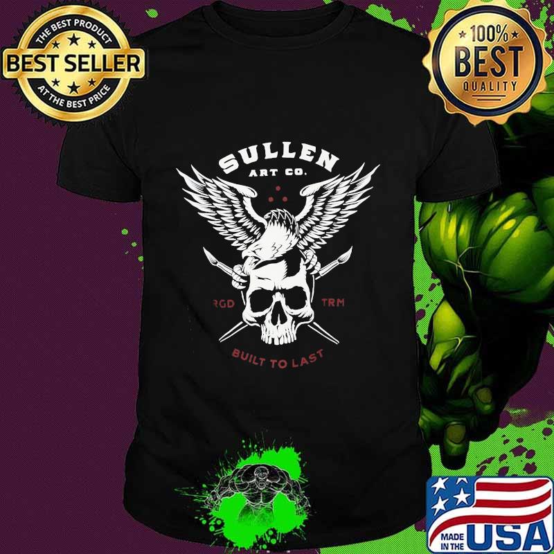 Sullen art go built to last eagle skull shirt