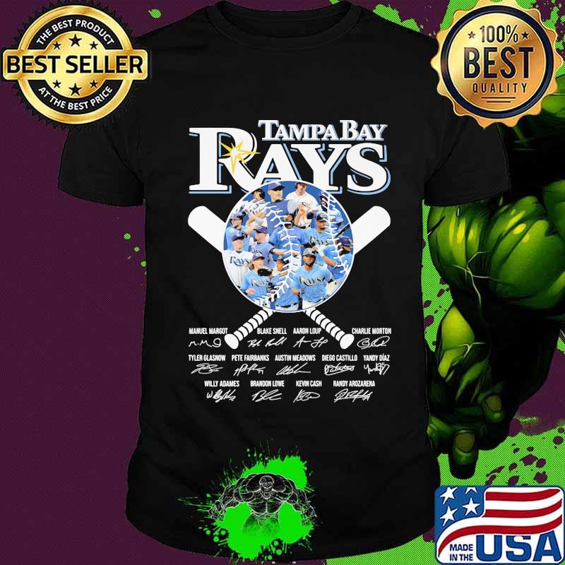 Tampa bay rays baseball signatures shirt Tampa bay rays baseball signatures shirt