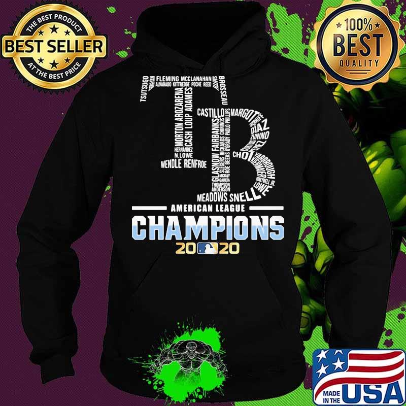 Tampa bay rays logo american league champions 2020 s Hoodie Tampa bay rays logo american league champions 2020 s Hoodie