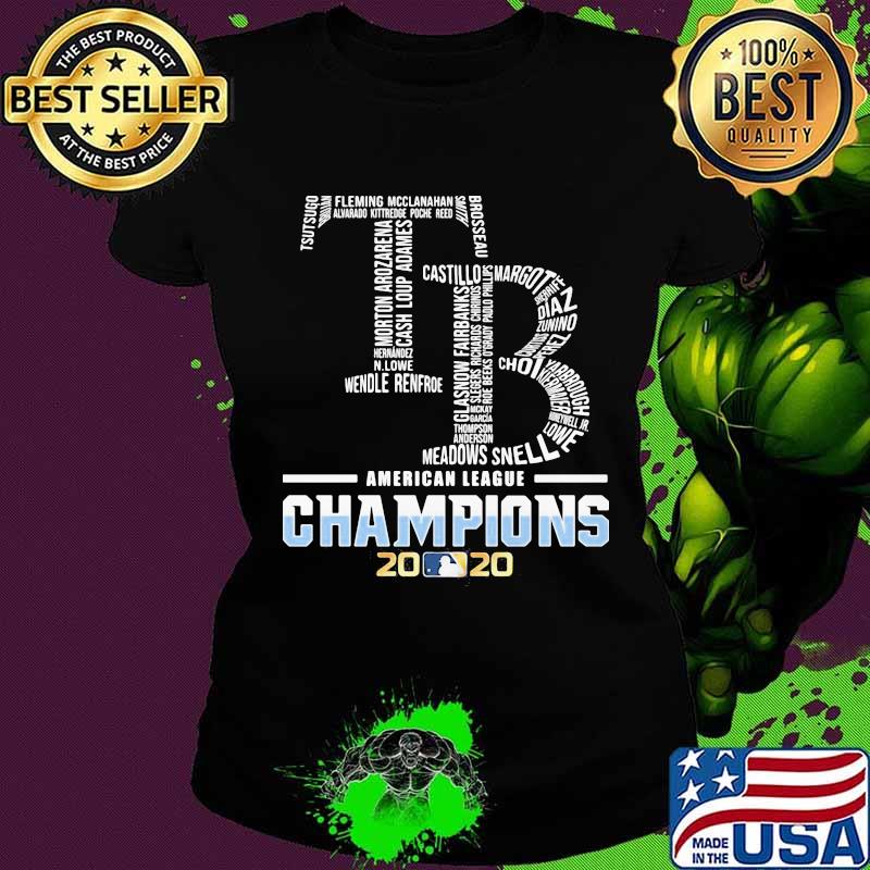 Tampa bay rays logo american league champions 2020 s Ladies tee Tampa bay rays logo american league champions 2020 s Ladies tee