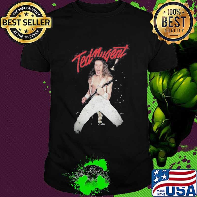 Ted nugent playing guitar shirt