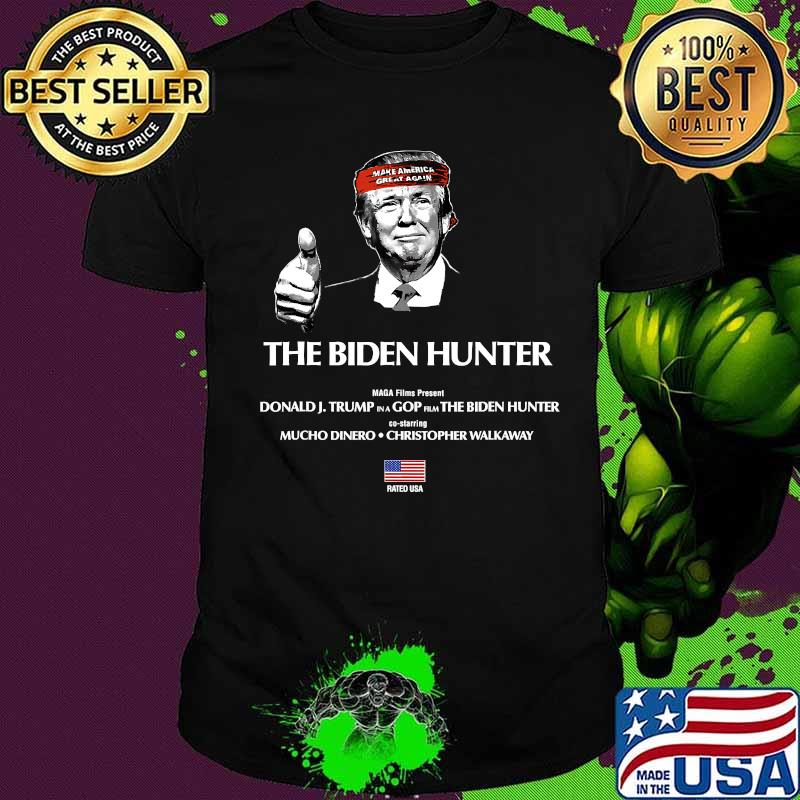 The biden hunter president trump american flag election vote 2020 shirt
