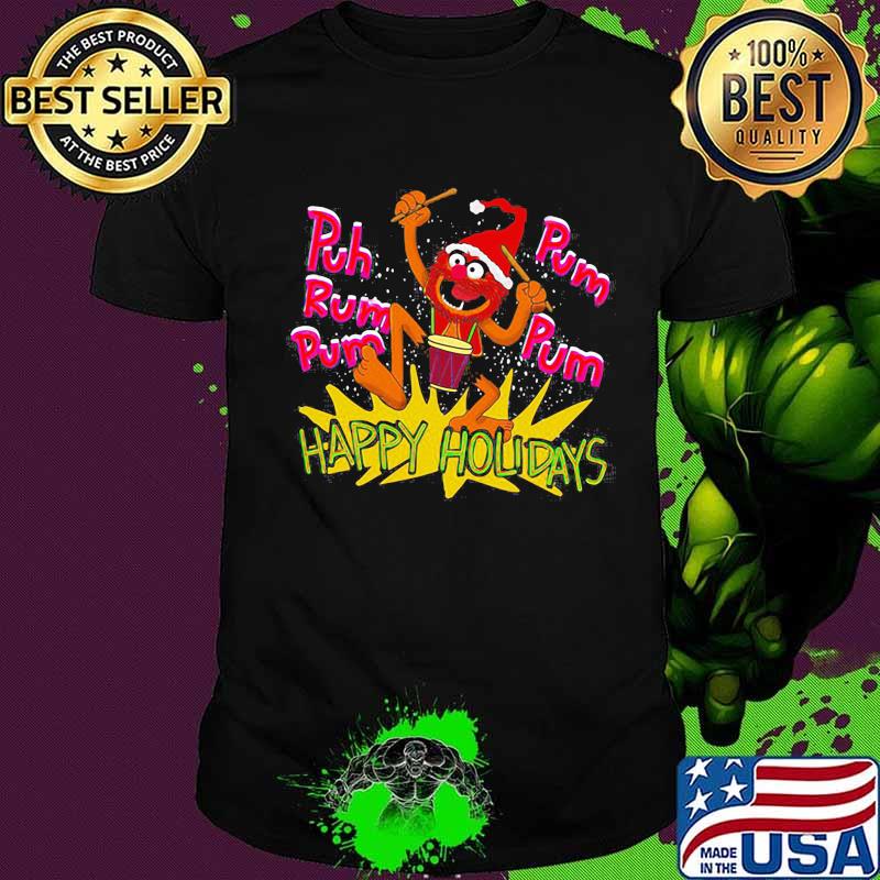 The muppets drummer puh rum pum happy holiday shirt