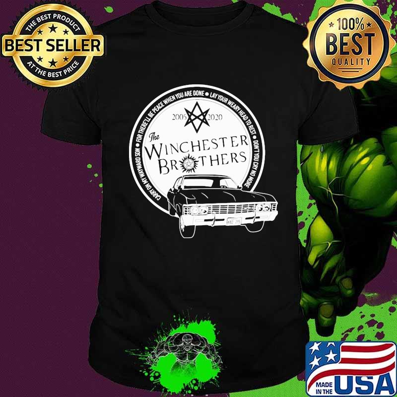 The winchester brother 2005 2020 vintage shirt