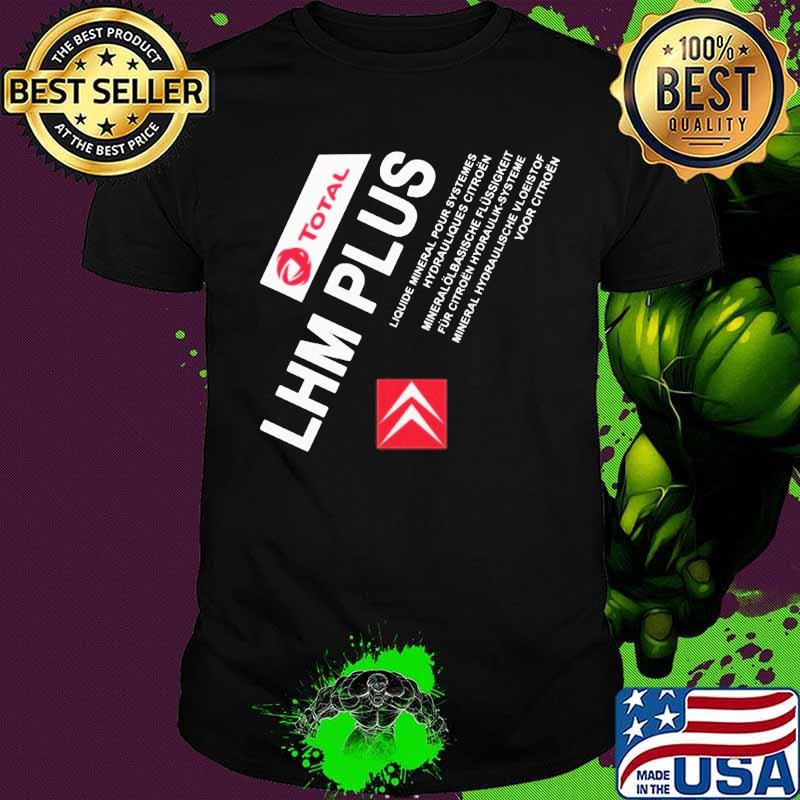 Total lhm plus hydraulic fluid shirt Total lhm plus hydraulic fluid shirt